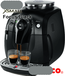 Saeco Xsmall Steam Focus Black
